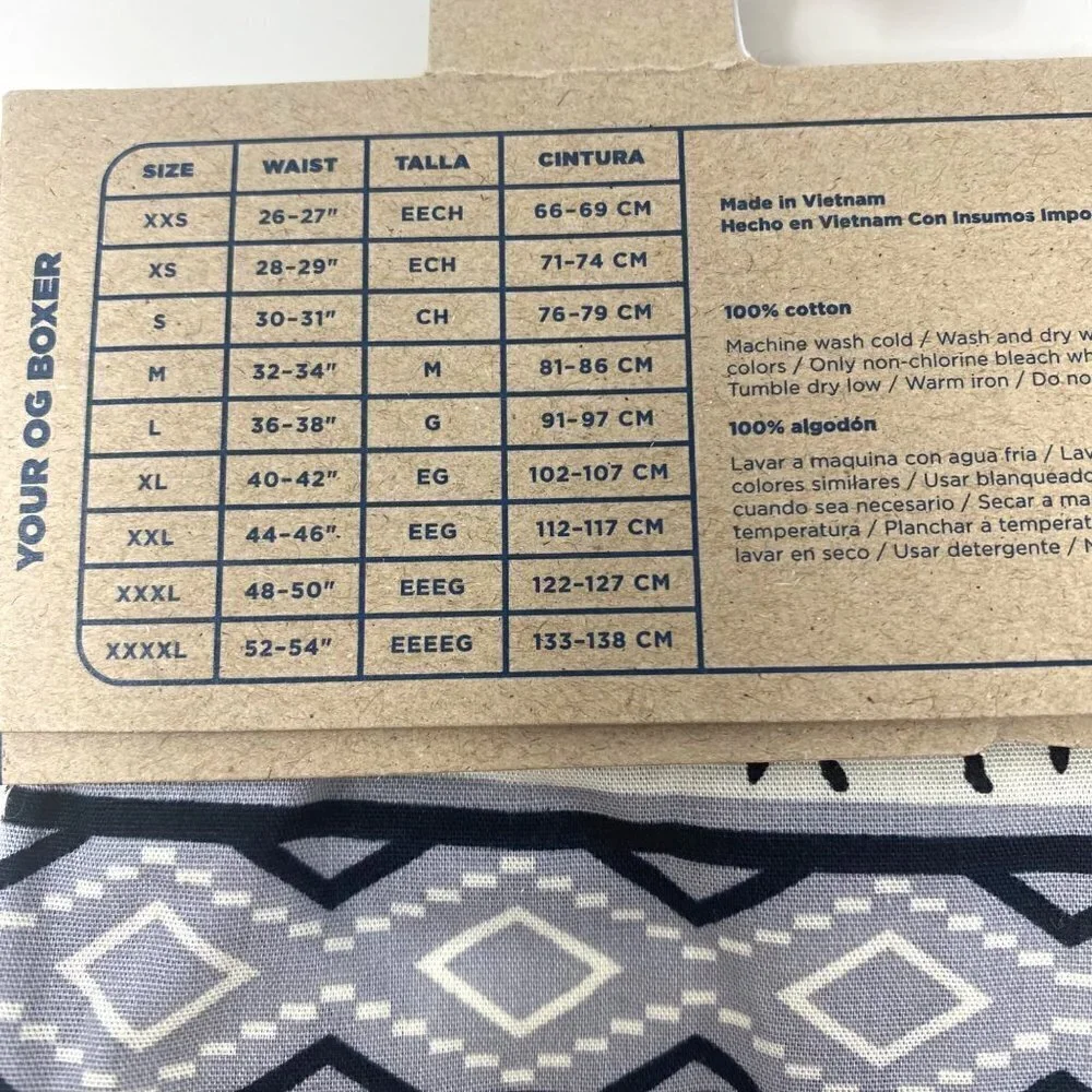 Old Navy Deer Isle Khaki Soft-Washed Boxer Shorts Men 3.75